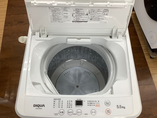 洗濯機 DW-55A DIQUA 使用期間半年 引越しのため処分特価 洗濯機 DW-55A DIQUA 使用期間半年 引越しのため処分特価 - メルカリ