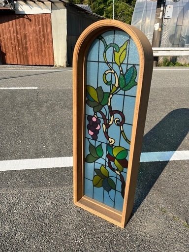ステンドガラス アンティーク 新品 窓