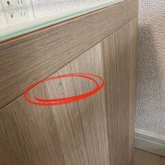 幅180 IKEA テレビ台(ガラス付)の画像