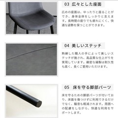 【椅子のみ】4脚セットの画像