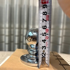 オールステンレスパイプ　25×910mm ブラケット付き の画像