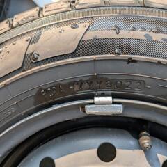 軽バン・軽トラック用タイヤ　スチールホイール付きの画像