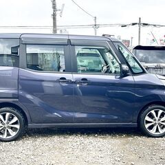 審査通過実績多数！！自社ローンでお悩みを解決！！ローンに強い！！(在庫番号219）日産 デイズルークス660 ハイウェイスター ターボ 4WD　本州仕入　両側パワスラ　バックカメラ （パープル）　カーリース　札幌　函館　全国　自社分割　リース　ネオドライブローンの窓口　マイネオオートローンの画像