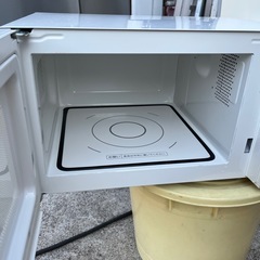 ツインバード　電子レンジ　ホワイト　白　動作確認済みの画像