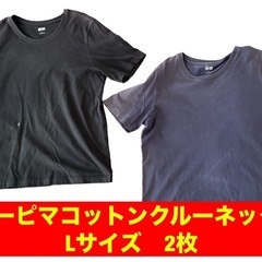 スーピマコットンクルーネックT 2枚