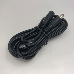 【130】新品1本 CCTVセキュリティカメラ用 DC12V電源延長ケーブル 5.5mm/2.1mm ジャック 3Mの画像