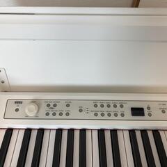 電子ピアノ KORG LP−380 白 (じぃじ) 縮景園前の鍵盤楽器