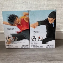 【値下げ】【新品未開封】 戦光絶景シリーズ フィギュア2体セット　ルフィvsルッチの画像