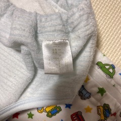 乗り物柄パンツ2枚セットの画像