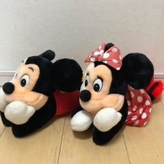 ミッキー&ミニー と ミッキー&ドナルド ぬいぐるみ4セット
