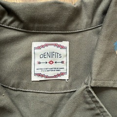 DENIFITS 刺繍入りミリタリーシャツの画像