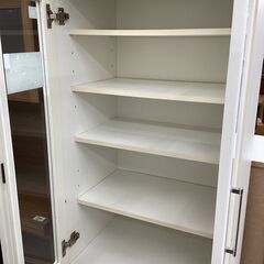 食器棚　　ニトリ　BANDAⅡ　2枚扉　変色･ヤケ有の画像