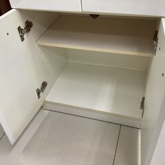 食器棚　　ニトリ　BANDAⅡ　2枚扉　変色･ヤケ有の画像