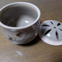 急須と茶がら入れの画像