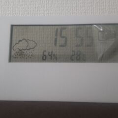 今の時期に役立つ温度湿度計です。