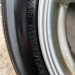 195-65R15⭐️新品同様⭐️夏タイヤホイール4本⭐️室内保管プリウス30に履いてました。の画像