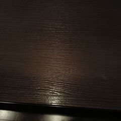 ニトリ　ダークブラウン　デスク　幅120㎝の画像