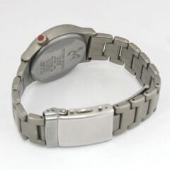 ジャンク 不動 CITIZEN MU クオーツ式腕時計 6038-S94823 チタン ユニバーサルデザイン 2001年グッドデザイン賞 札幌市 清田区 平岡の画像