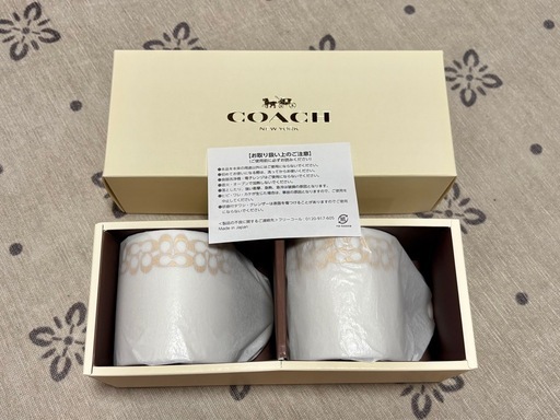 COACH ペアマグカップ