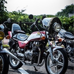 ホーク3  CB400N バブ 三段シート