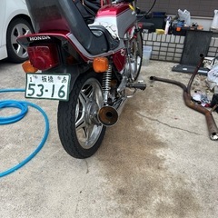 ホーク3  CB400N バブ 三段シートの画像