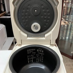 I 2506-759 三菱IHジャー炊飯器 NJ-SU06R-S形  3.5合炊き 2019年製 通電確認済み キズ  汚れありの画像