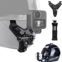 ヘルメット用カメラマウント ストラップ付きの画像