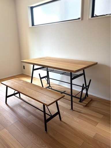 今月末まで20000にお値下げ可ダイニングベンチセット