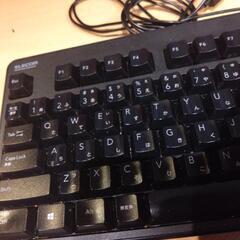 elecom 有線キーボード tk-fcm103の画像