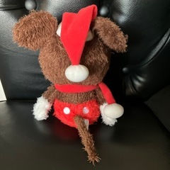 ミッキーマウス　ぬいぐるみ　クリスマスver.の画像