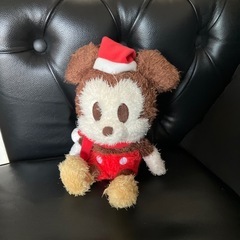 ミッキーマウス　ぬいぐるみ　クリスマスver.
