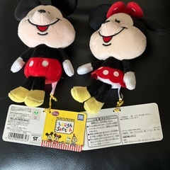 ミッキーマウス、ミニーマウス　ぬいぐるみセットの画像
