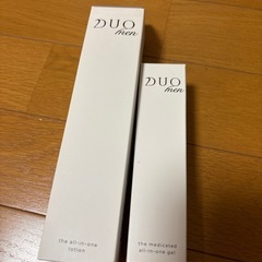メンズ用　オールインワンローションとジェル状美容液