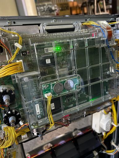 押忍！サラリーマン番長 実機 通電OK 扉キー・設定キー付 コイン