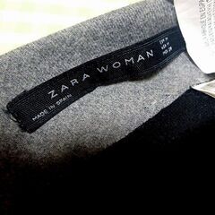  ◆ZARA WOMEN ロングスカート グレー 中古品の画像
