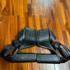 ブラックヒールサンダル、サイズ約23cm、ヒール14cm
の画像