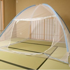 【未使用】軽涼ワンタッチ蚊帳 ビッグサイズの画像