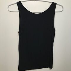 タグ付き、未使用、黒、カットソー、タンクトップ、サイズ38、フランドルです。の画像