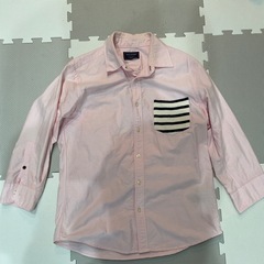 メンズシャツ　ピンク