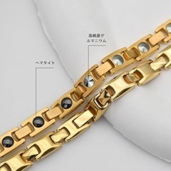 ゲルマニウムネックレス 磁気ネックレス 静電気除去 純チタン 男女兼用 軽量で快適な専用ギフトボックス ローズゴールド バレンタインデーギフト 誕生日プレゼント 金属アレルギー対応の画像