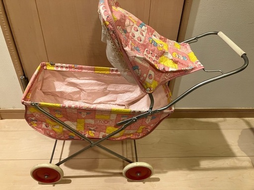 昭和レトロ　人形用　ベビーカー ビンテージ品