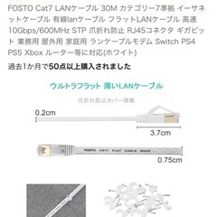 LANケーブル30mの画像