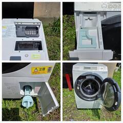 2016年製パナソニック 10kg ドラム洗濯乾燥機 動作確認済 NA-VX860SRの画像