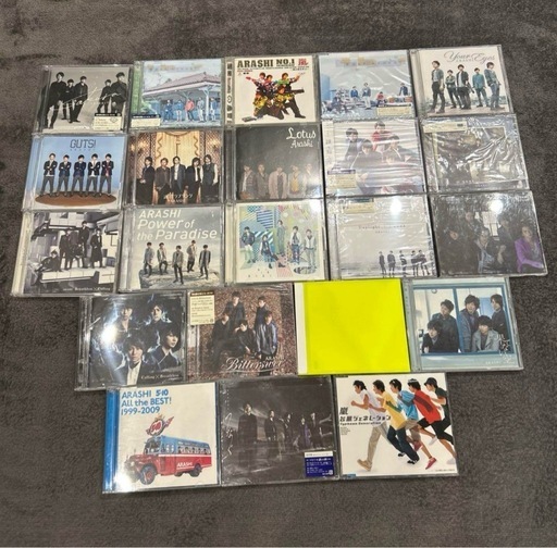 嵐 グッズまとめ売り CD DVD ペンライト うちわ ブロマイド 大量