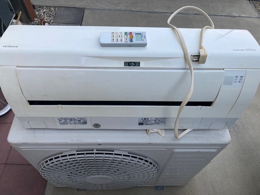 200V、5.6kw、日立白くまくんルームエアコン