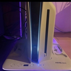 ps5 LED冷却ファン付きスタンド　ゲーミング仕様　カスタム　...