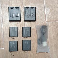 【お話中】アクションカメラ 　Hiicam Speed20 （社外バッテリー2個付き）の画像