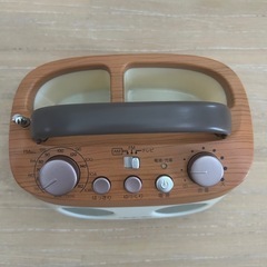 cococimo ラジオ ホワイト・ブラウン の画像