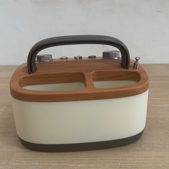 cococimo ラジオ ホワイト・ブラウン の画像