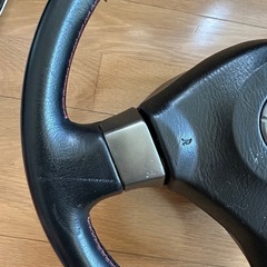 シルビアs15純正赤ステッチステアリングの画像